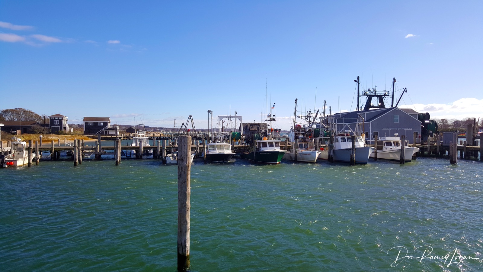 Montauk fishing fleet at the dock